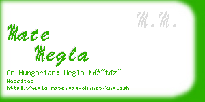 mate megla business card